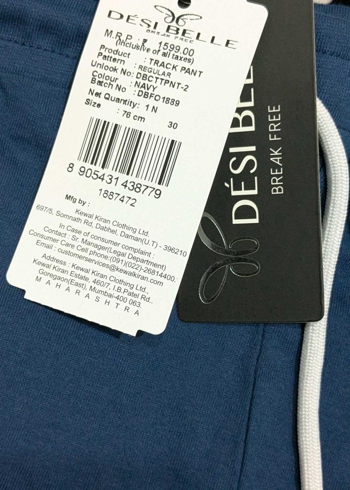 Desi Belle Navy capri  Track Pants