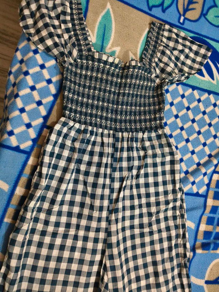 Gingham Jumpsuit