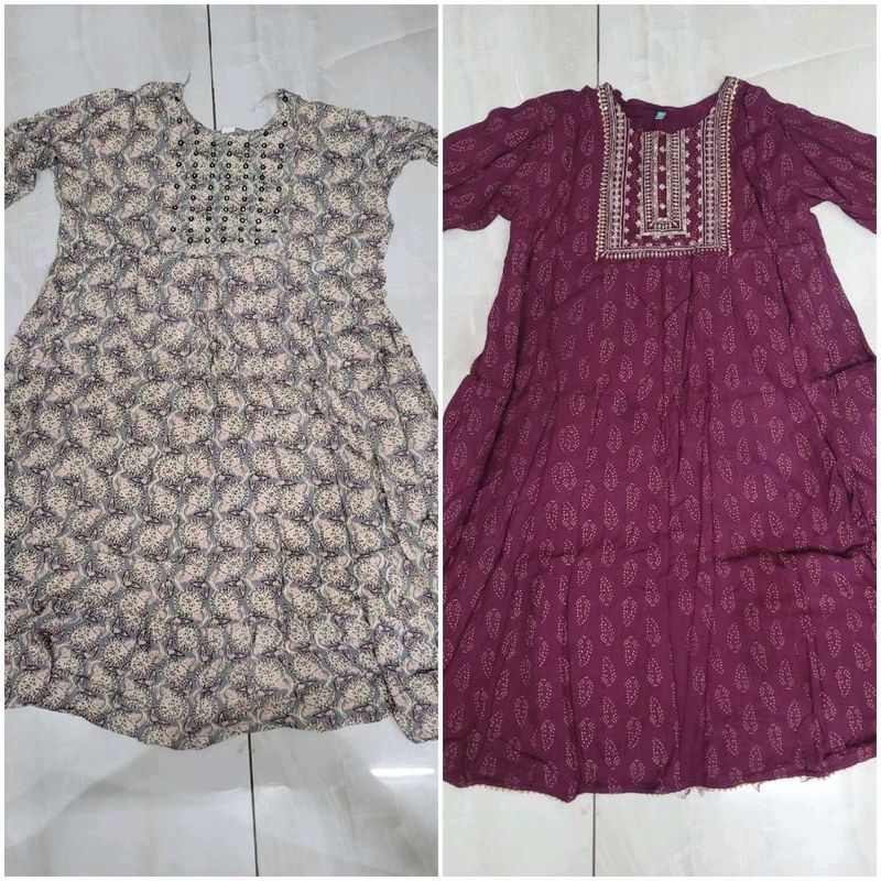 set of 2 Beautiful Indian Kurtis