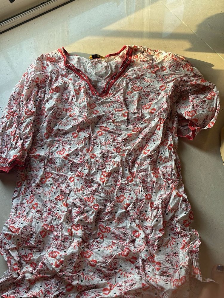 Floral Print Casual Top