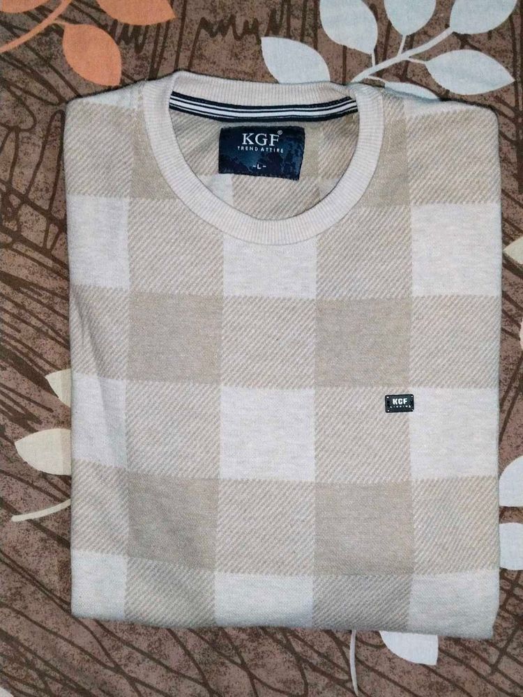 KGF Checked Pattern T-shirt