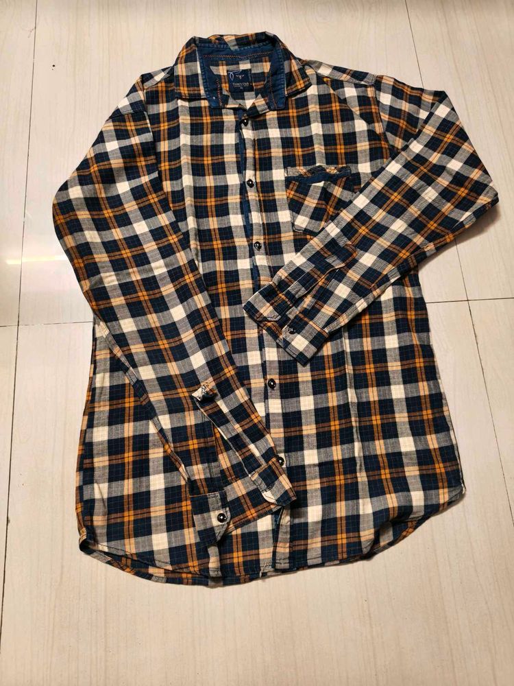 Men's Plaid Long Sleeve Shirt