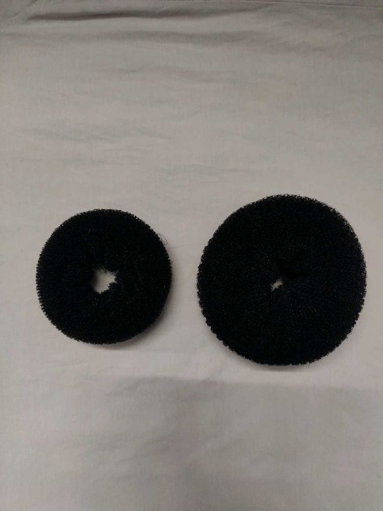 Black Hair Donut Maker Set