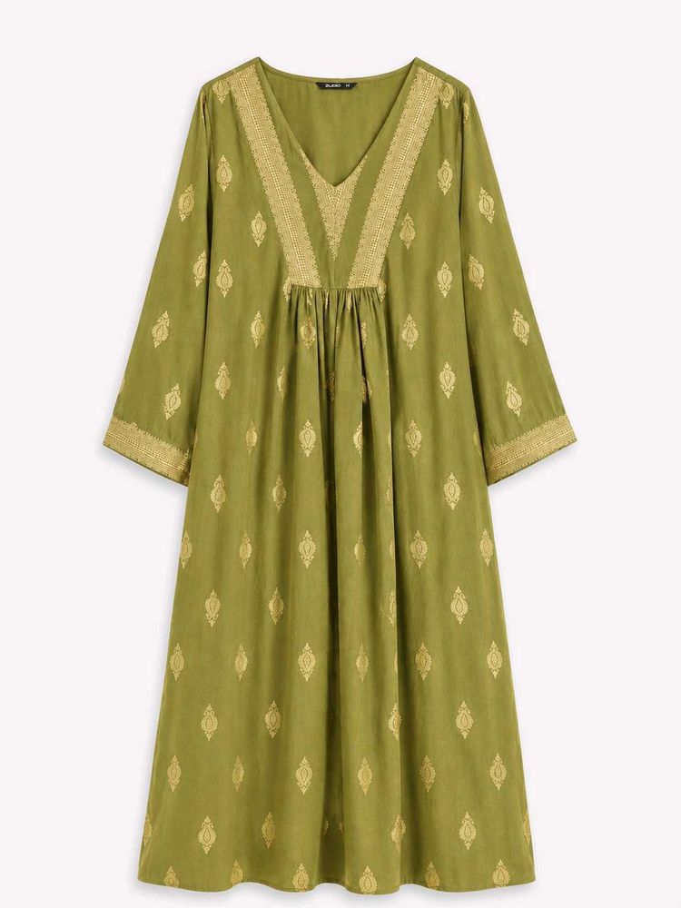 Zudio Green Kurta
