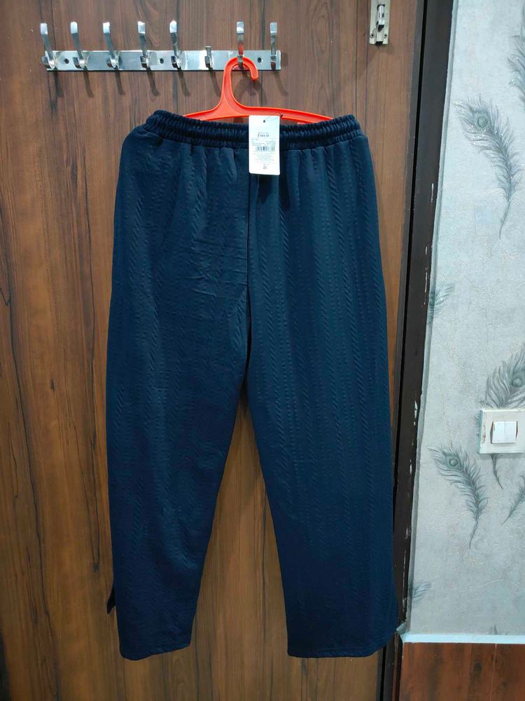 shein Comfortable Navy Blue Pants