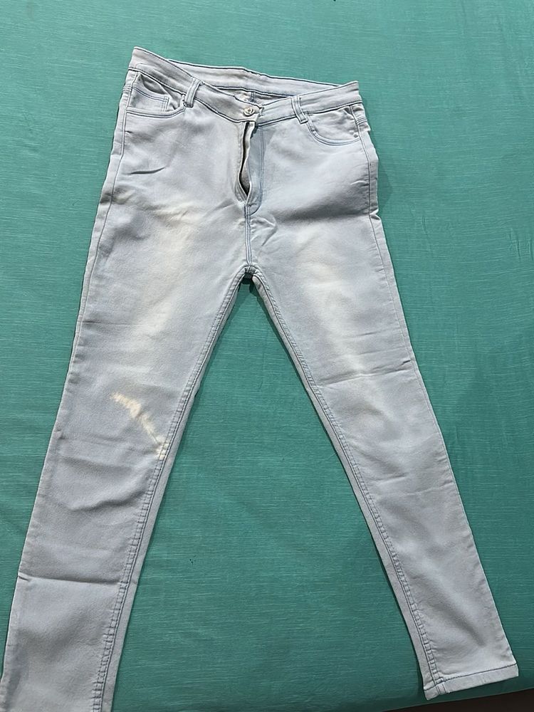 Light Wash Slim Fit Jeans