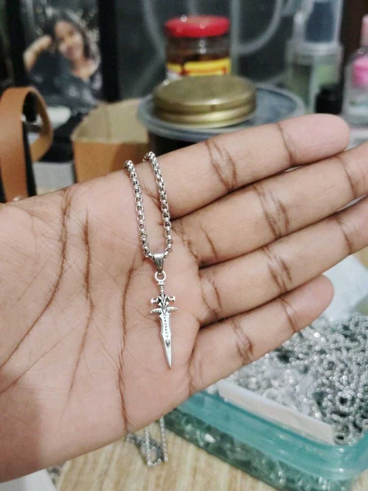 Unique Sword Pendant Necklace