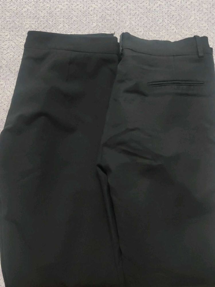 Women's Black Office Trousers/Pants