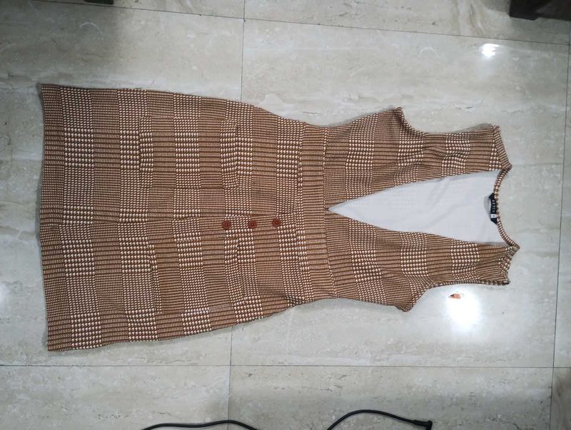 Women's Plaid Sleeveless Dress
