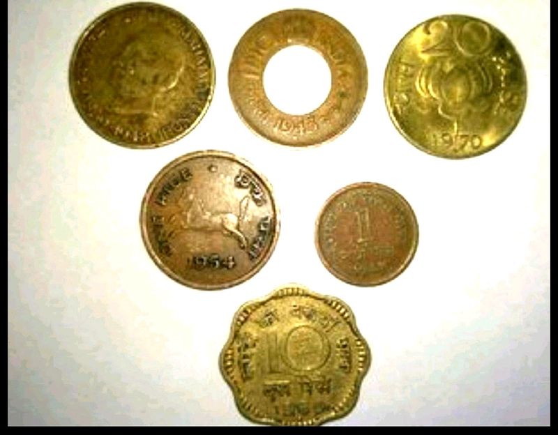 Old Indian Coin Set for the sale.
