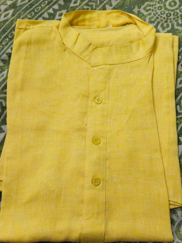 Men's Yellow Kurta