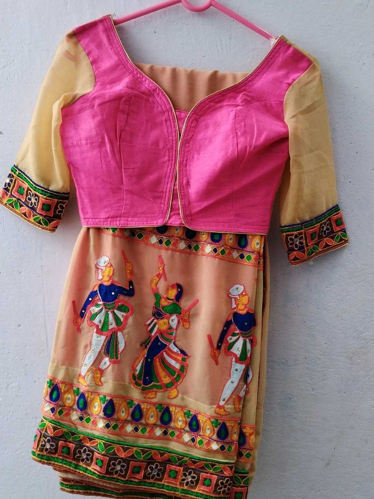 Designer Saree with Embroidered Blouse
