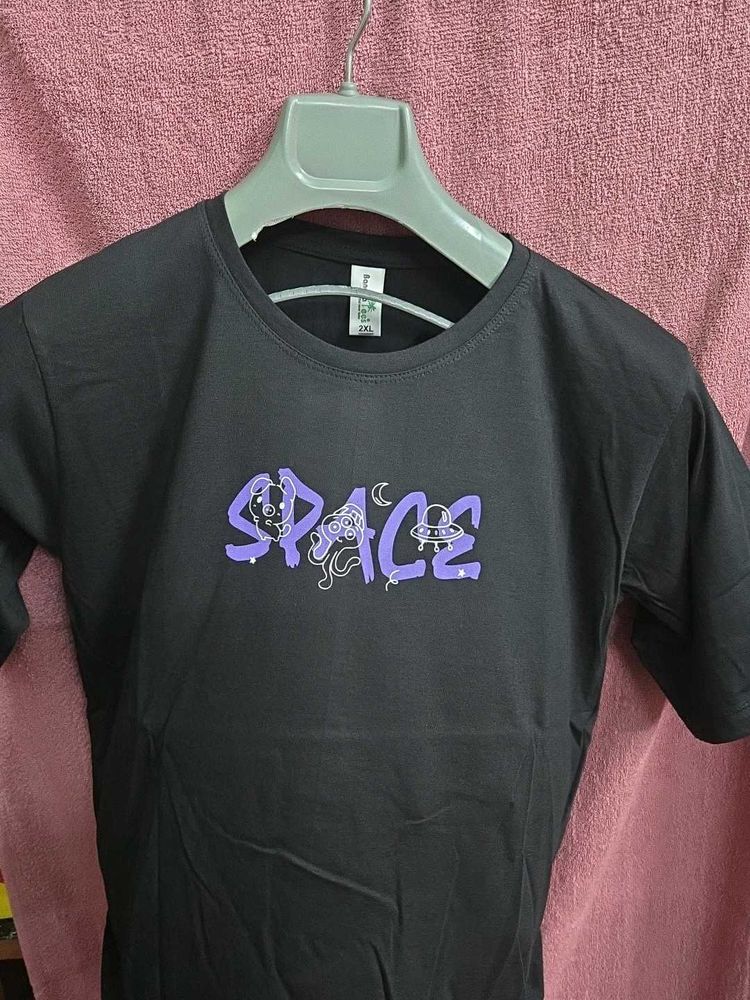 Unique "SPACE" Graphic T-Shirt