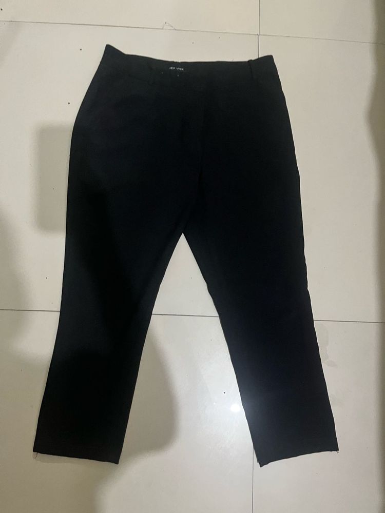 Classic Black Cropped Pants