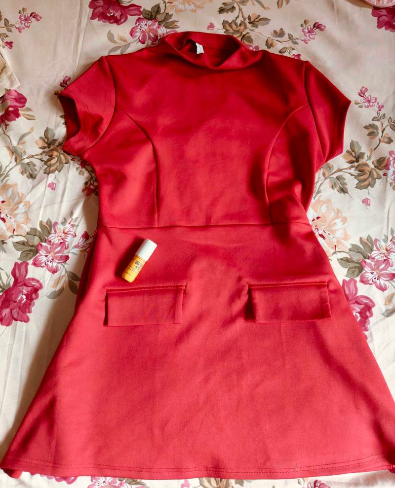 Retro Red Mini Dress
