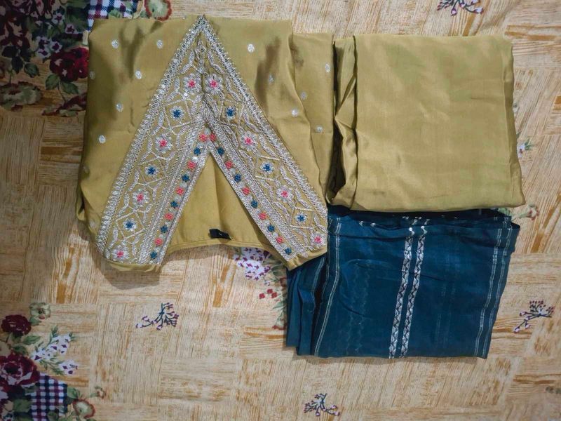 Beautiful Embroidered Kurta Set only 1 time wear