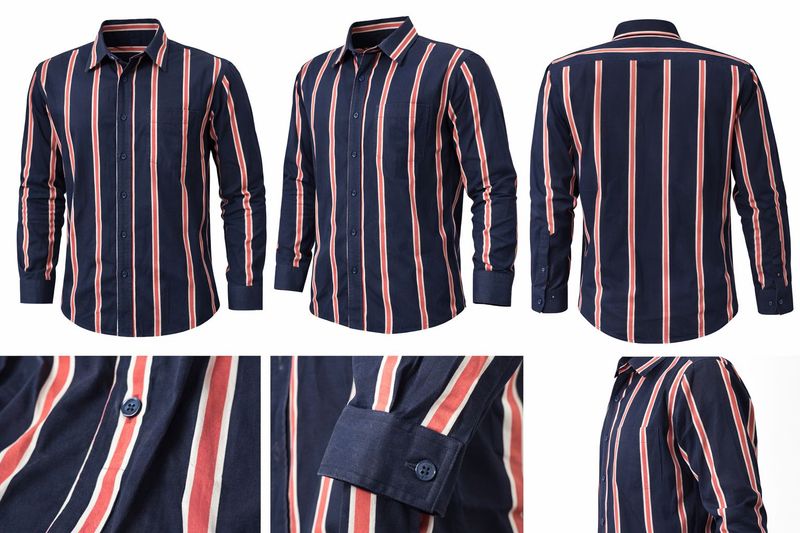 Design 3 Classic Long Sleeve Stiched Shirt