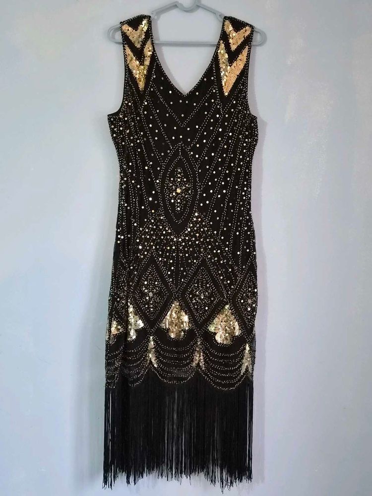 Sparkling Sequin Flapper Dress