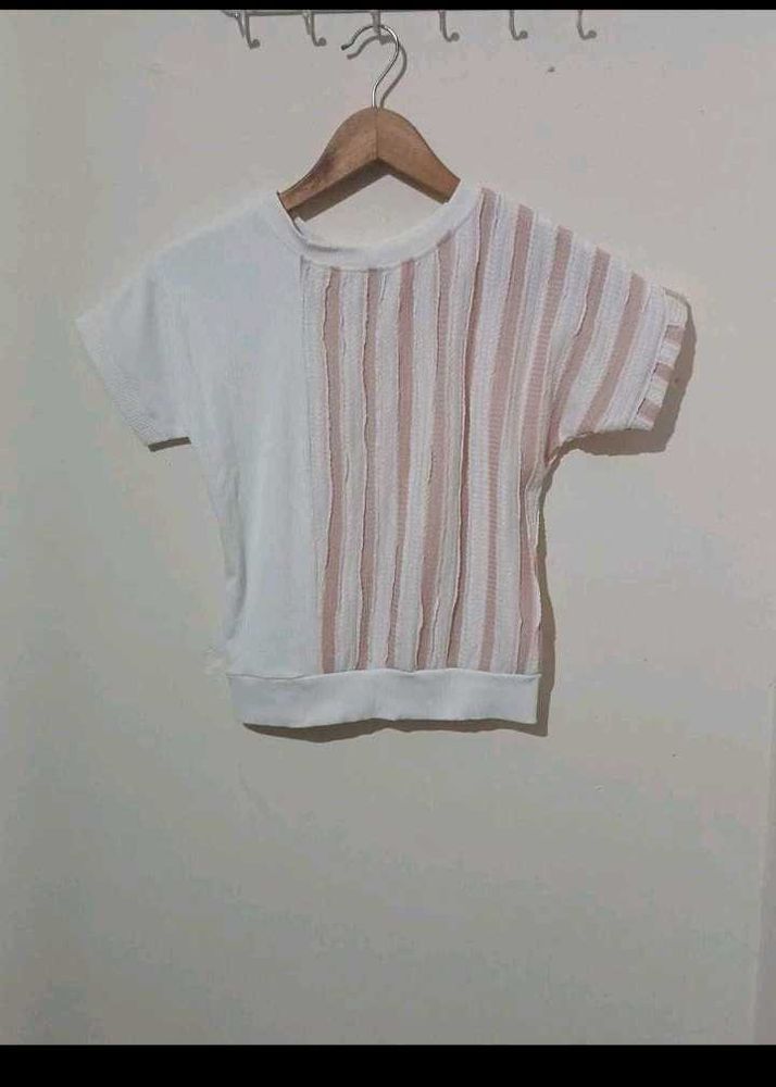 Striped Panel top