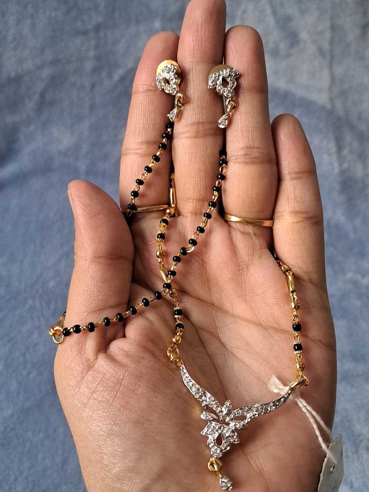 Mangalsutra with Earrings