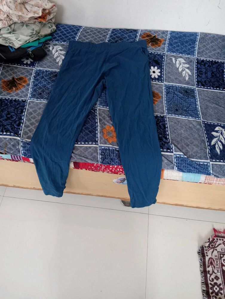 Comfortable Blue Casual Pants