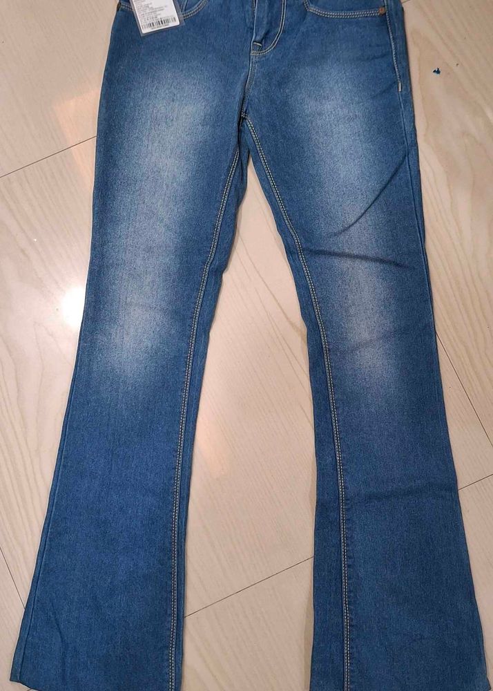 Blue Flare Jeans