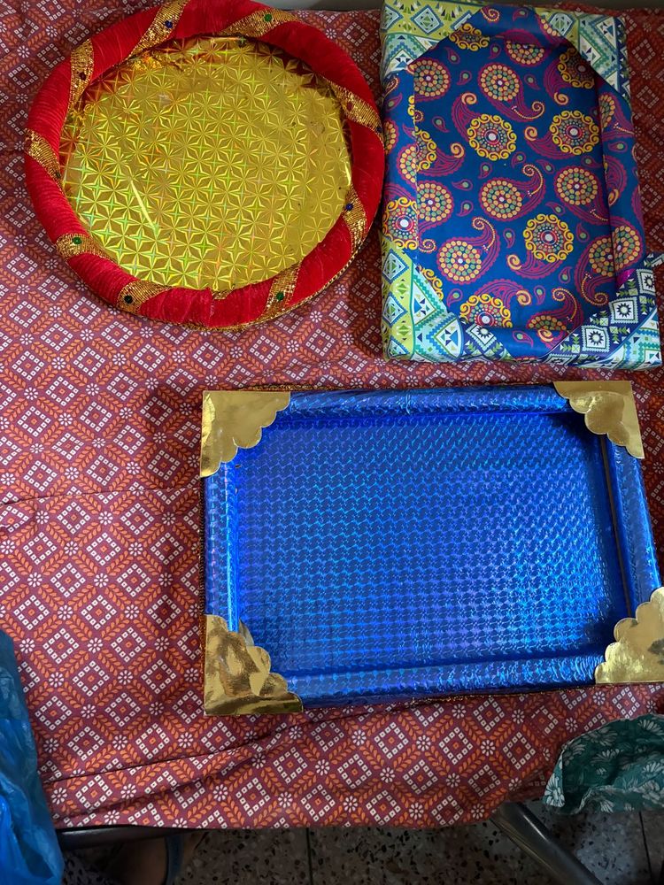 Decorative Trays for Pooja &amp; Gifting
