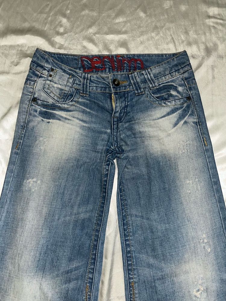 Bershka Low rise Bootcut Jeans