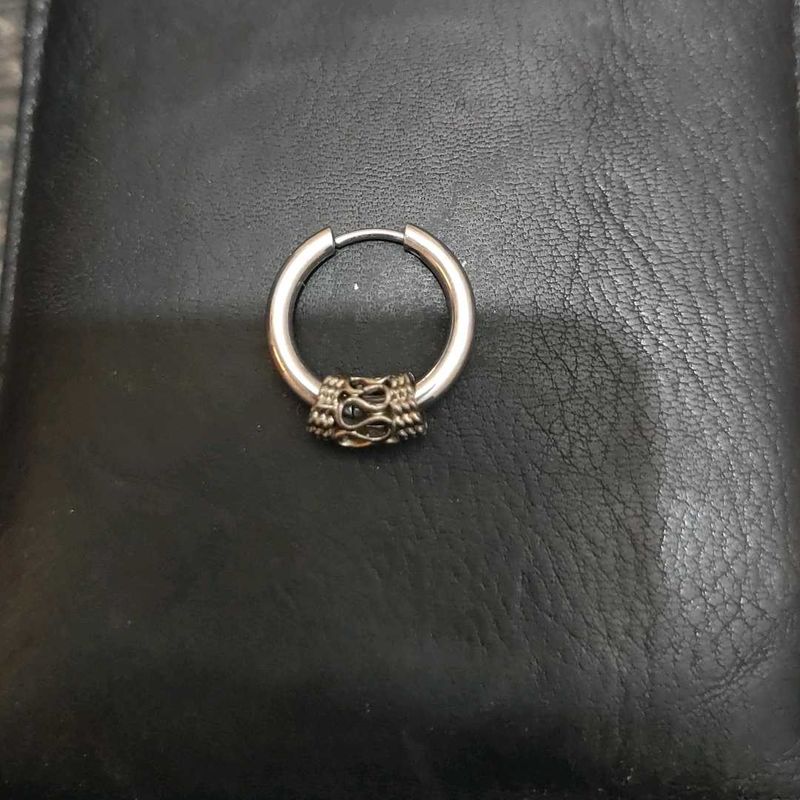 Men's Tribal Hoop Earring