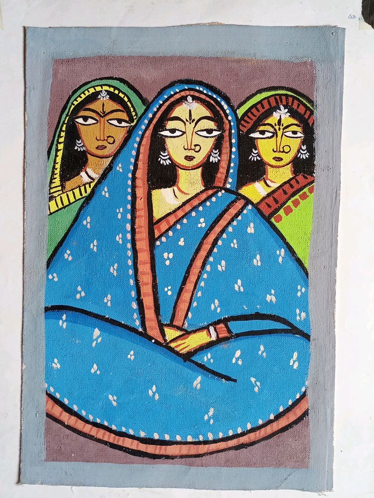 3womens (Ref: Jamini Roy Art) On Bolkom Fev