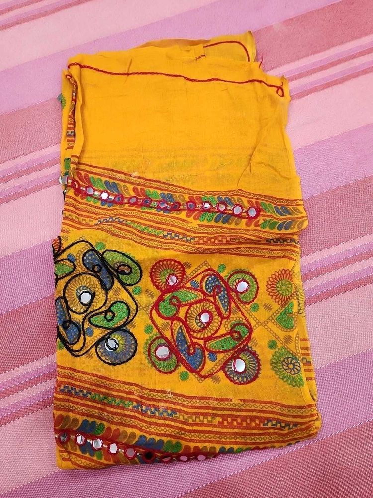 Ethnic Yellow Dupatta