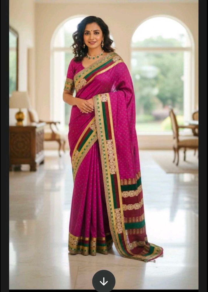 beautiful purple bandhani sari with blouse