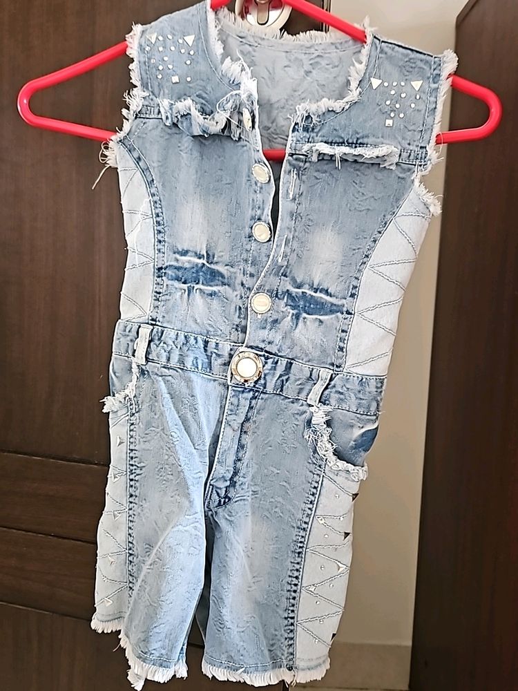 Stylish Denim Jumpsui