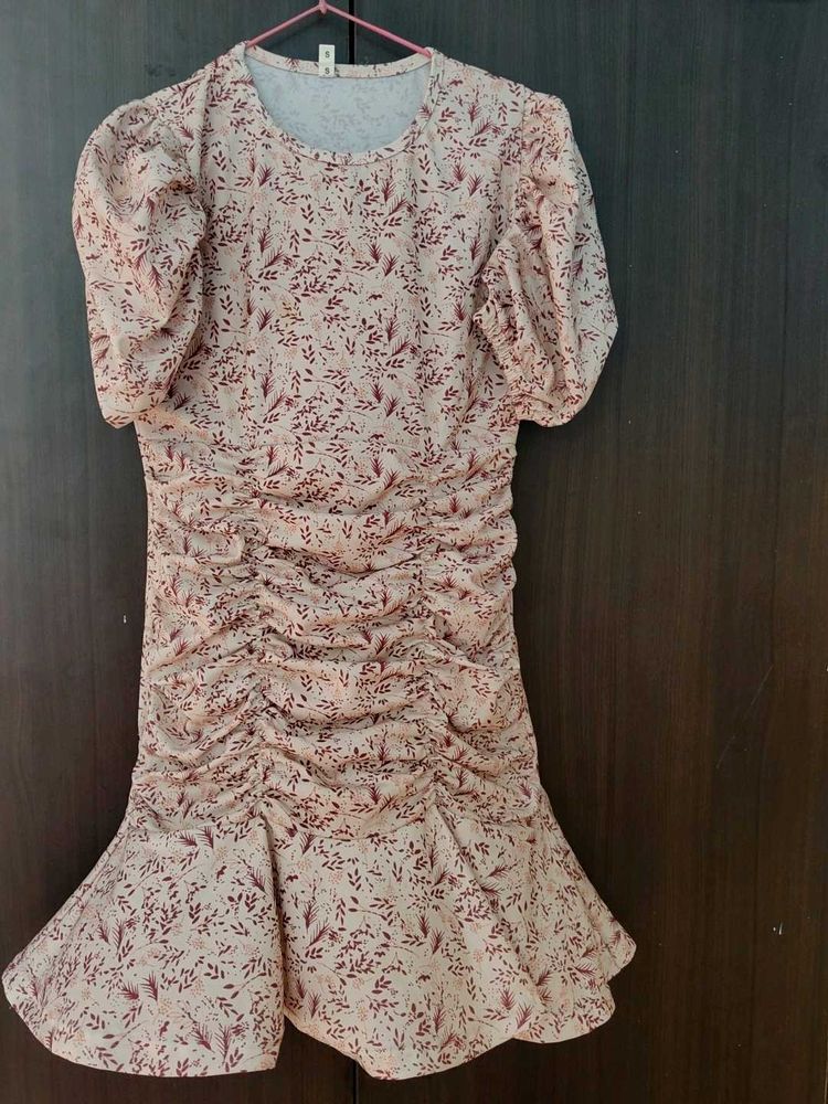 Floral Puff Sleeve Dress