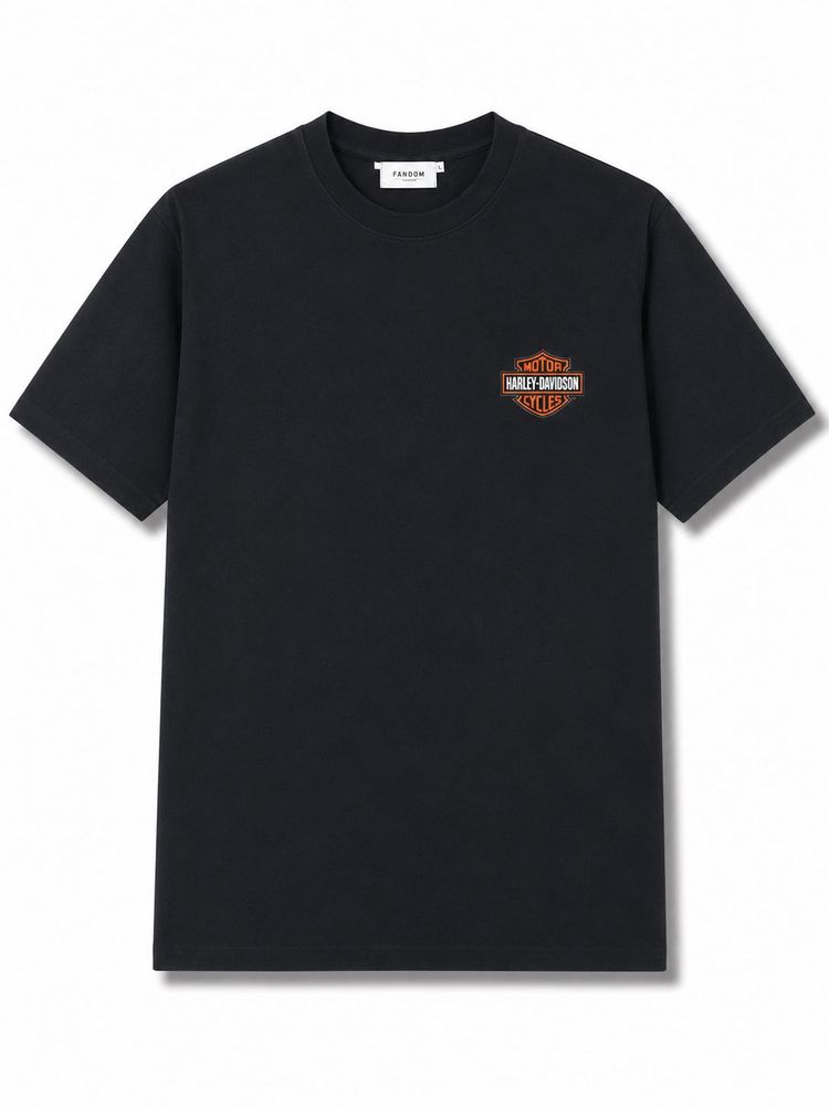 Harley Davidson Vintage Black Baggy T-Shirt