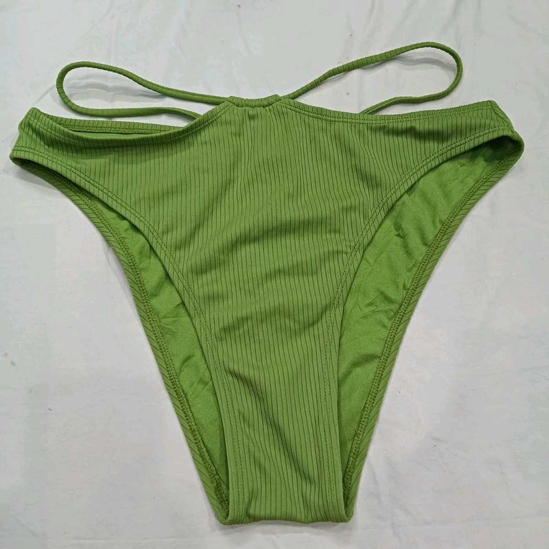 💙 Ribbed Green Bikini Bottom