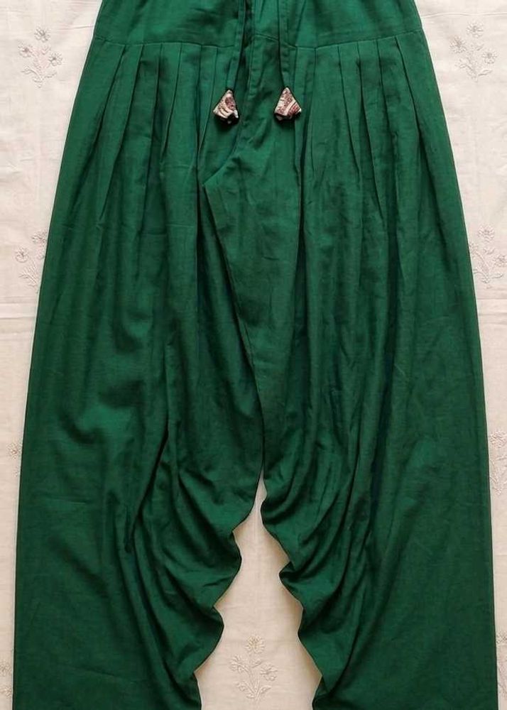 Green Patiala Salwar Only