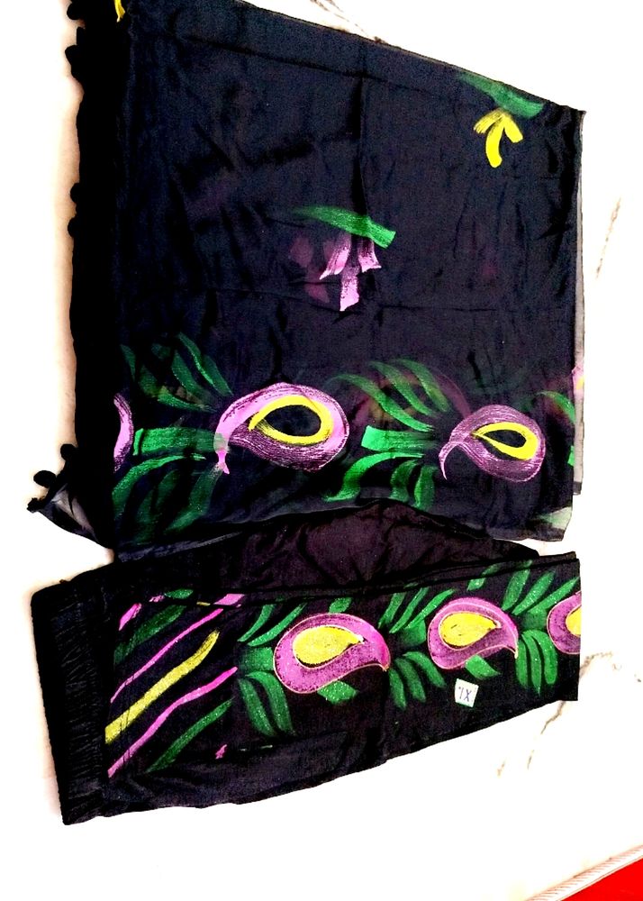 Hand Painted Dupatta &amp; Legging