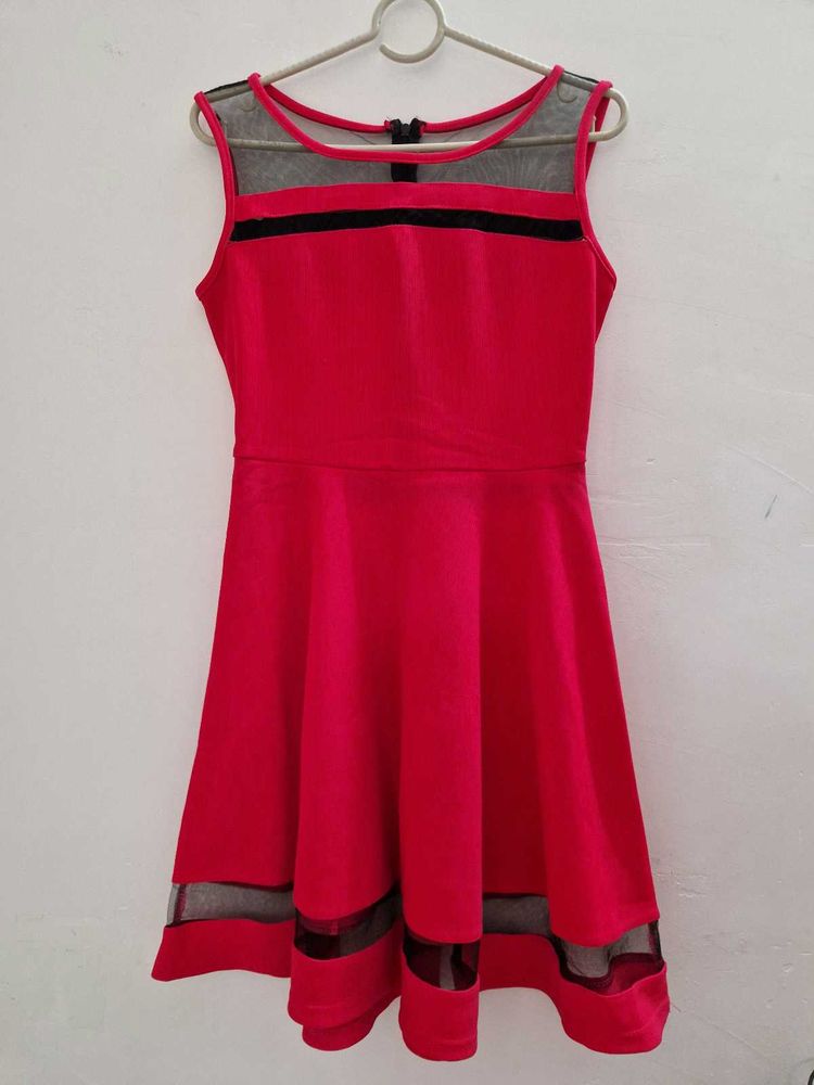 hot pink Skater Dress