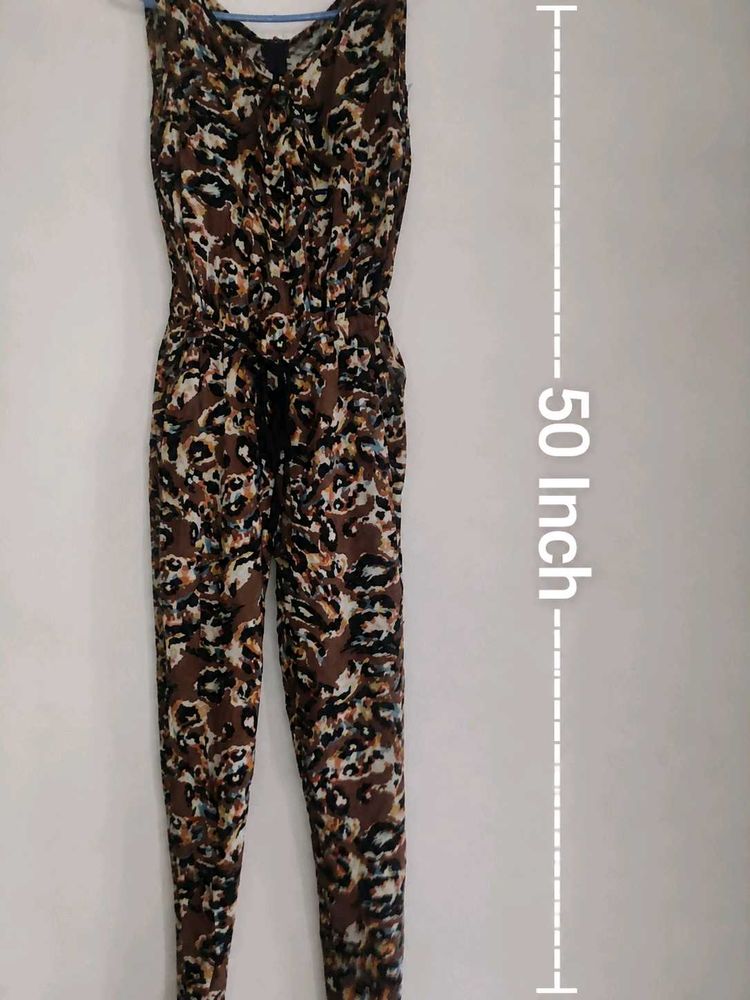 Leopard Print Jumpsuit