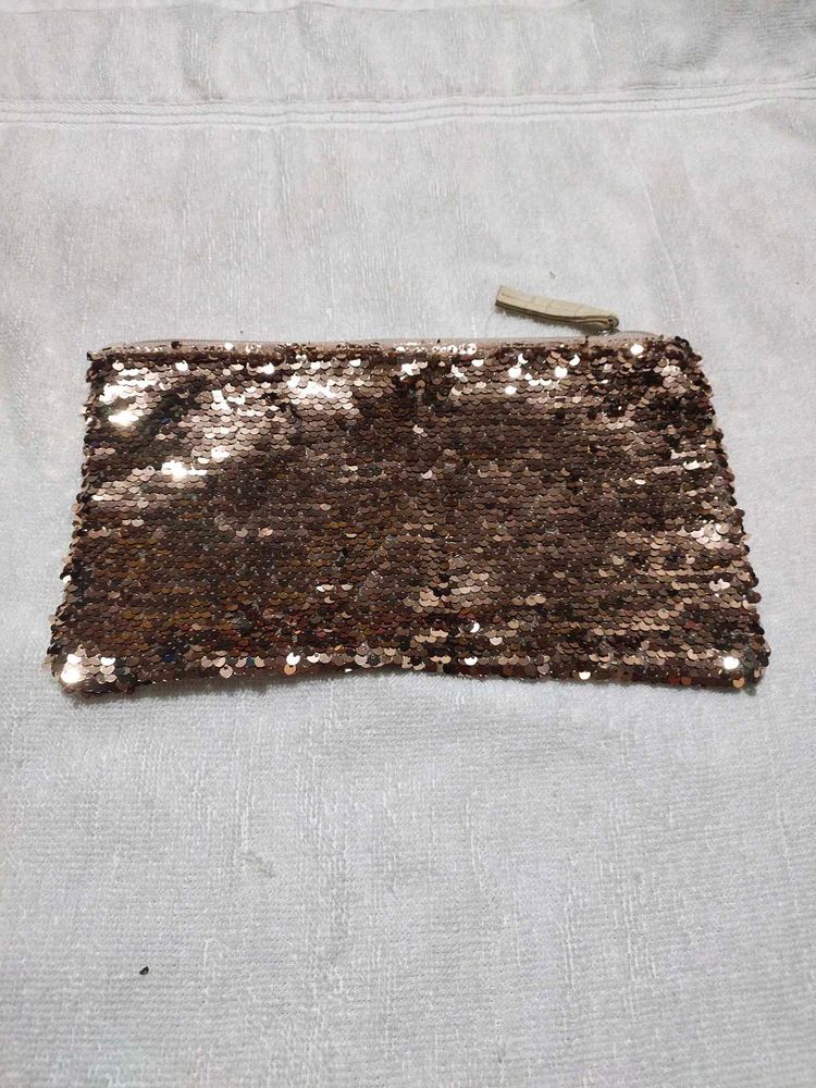Sparkling Sequin Clutch Bag