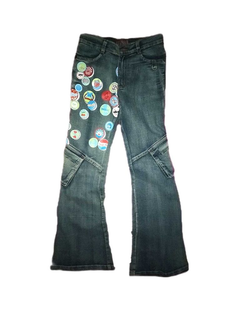 Y2K EMBELLISHED FLARED JEANS