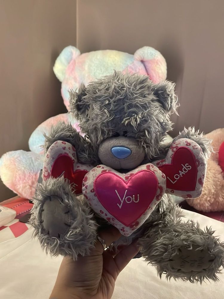 Me to You Teddy Bear with Hearts