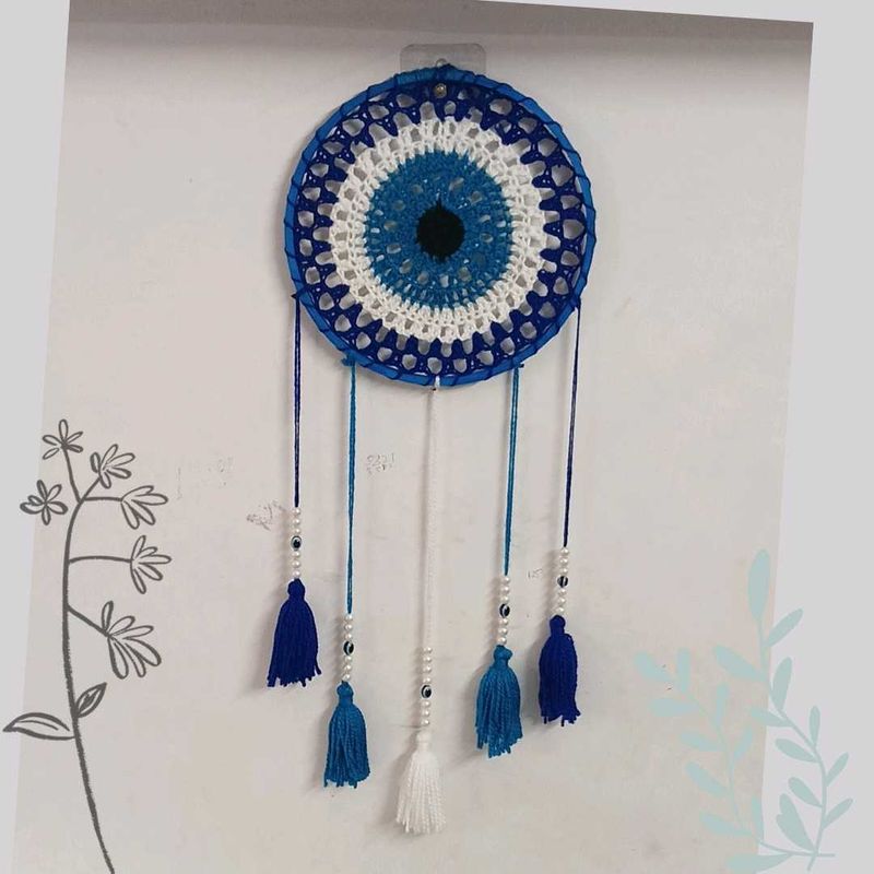 Handmade Evil Eye Wall Hanging