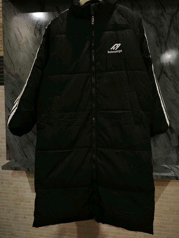 Long Black Puffer Jacket