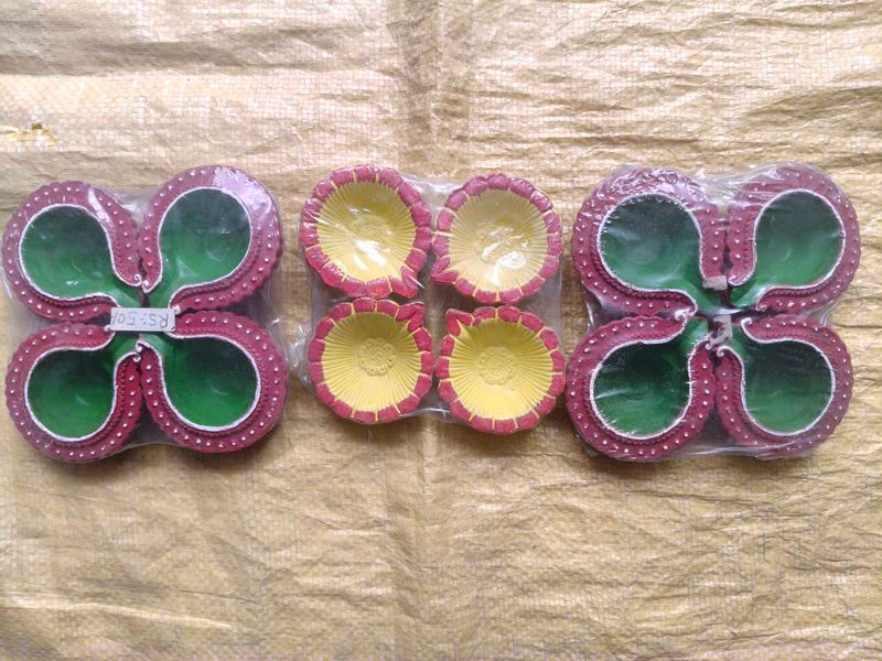 Decorative Terracotta Diyas