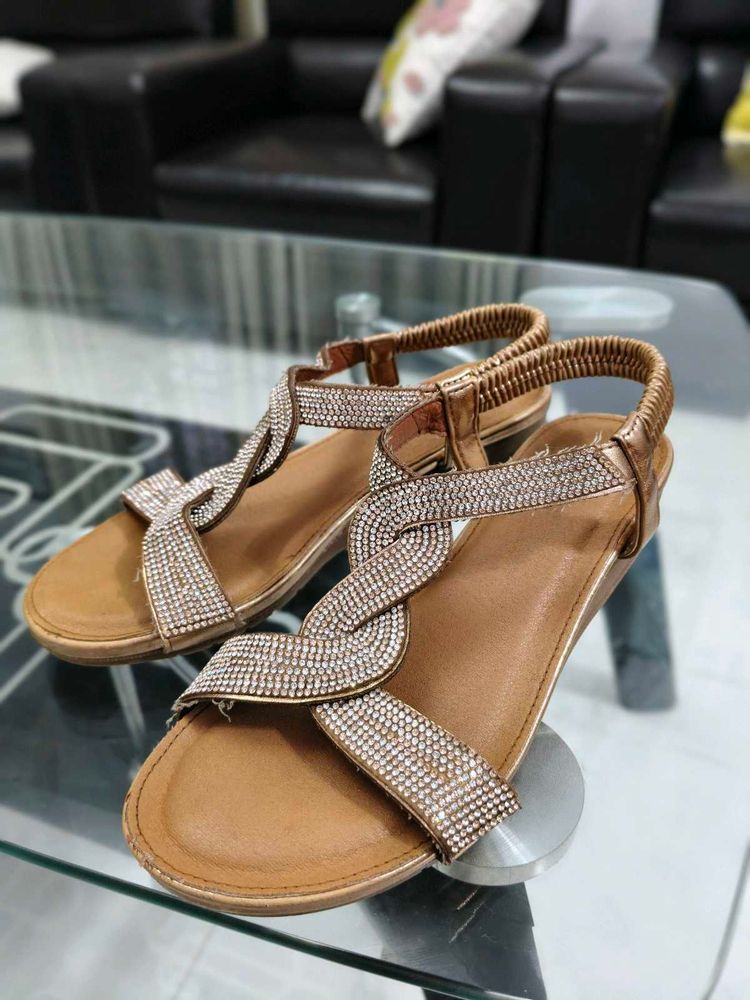 Sparkling Embellished Sandals