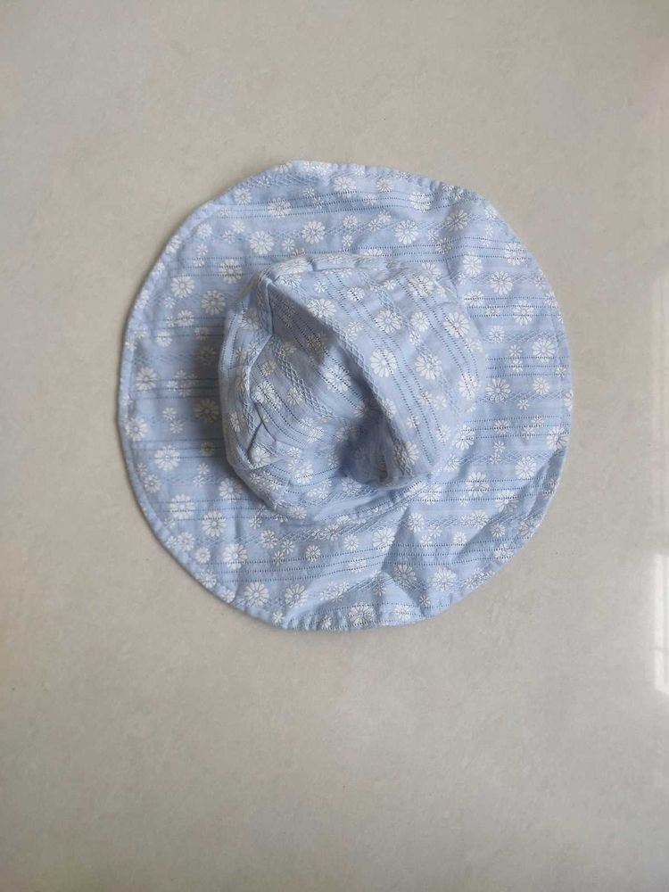Sky blue hat