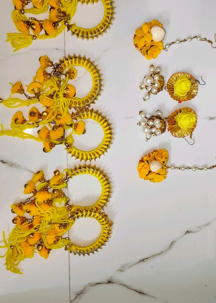 Women > Jewellery Sets | Haldi Ceremony Jewellery Set | Freeup