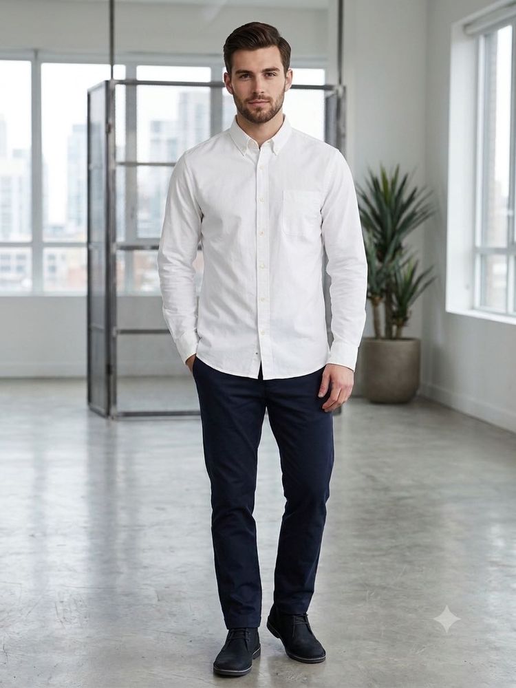 Classic White Oxford Shirt